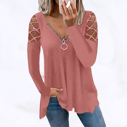 LP | Chic long-sleeved button-down shirt