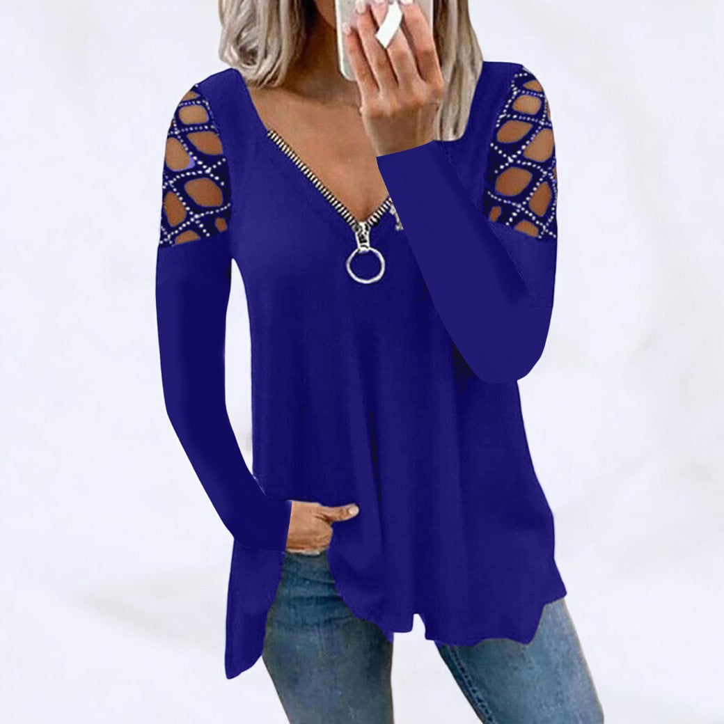 LP | Chic long-sleeved button-down shirt