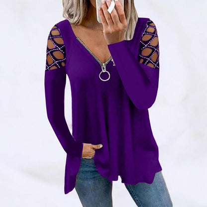 LP | Chic long-sleeved button-down shirt