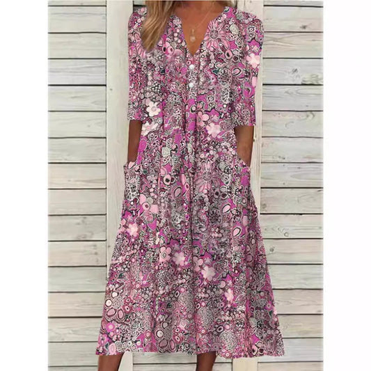 LD silk midi dress