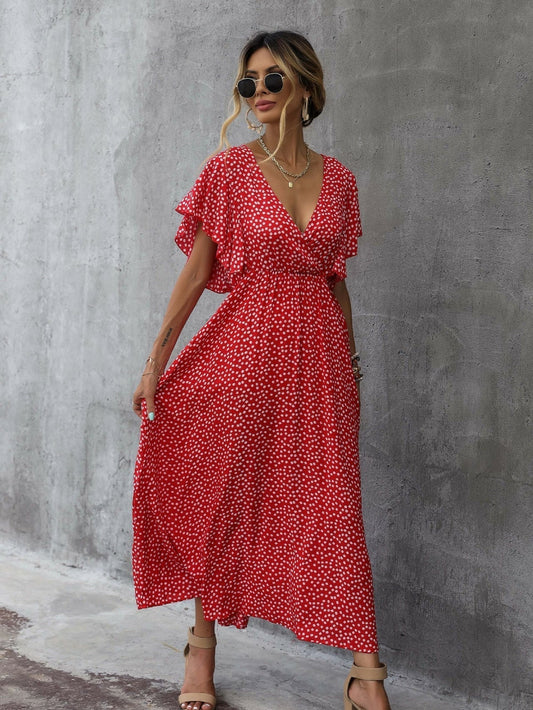 LD | Temperament Commuter red dotted dress