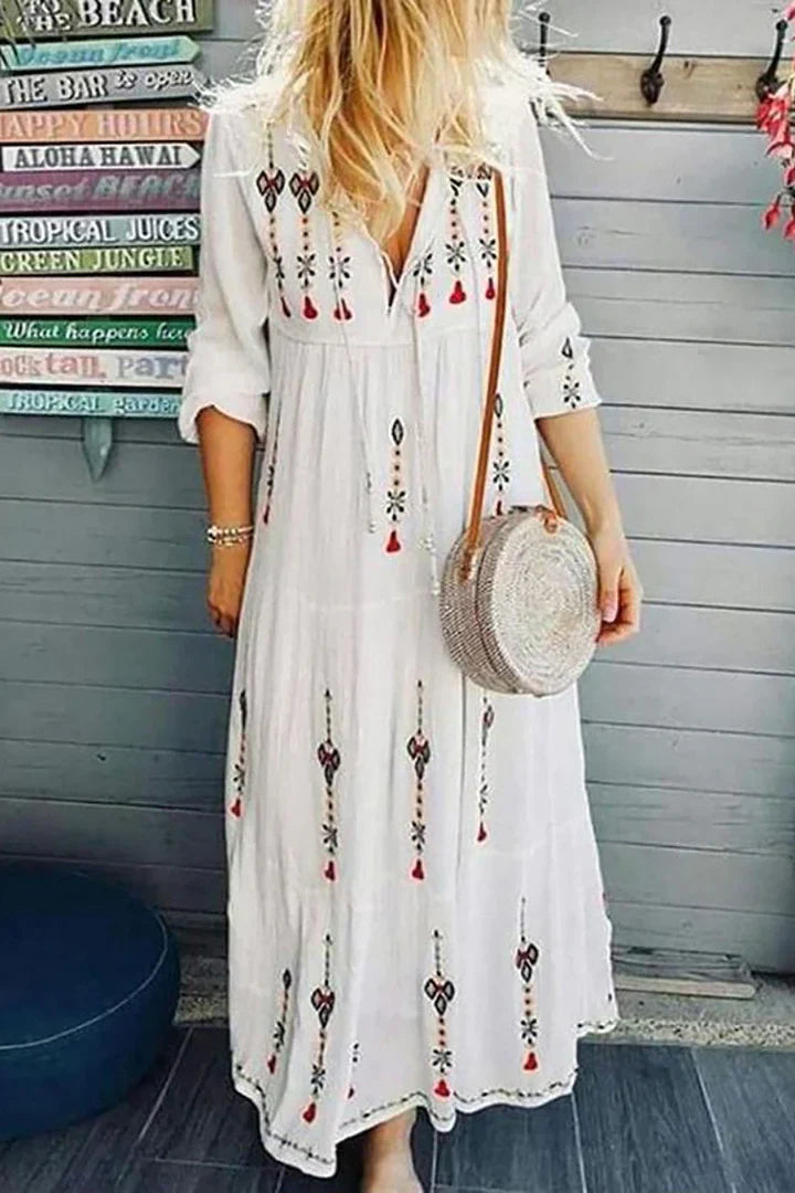 LP | Bohemian patterned dress
