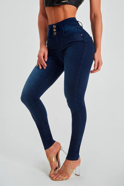 Women's high-waisted skinny jeans