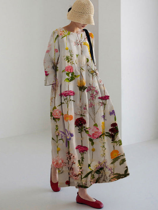 LP | Summer dress with print