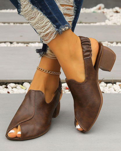 LP MW with stiletto heel and ankle strap