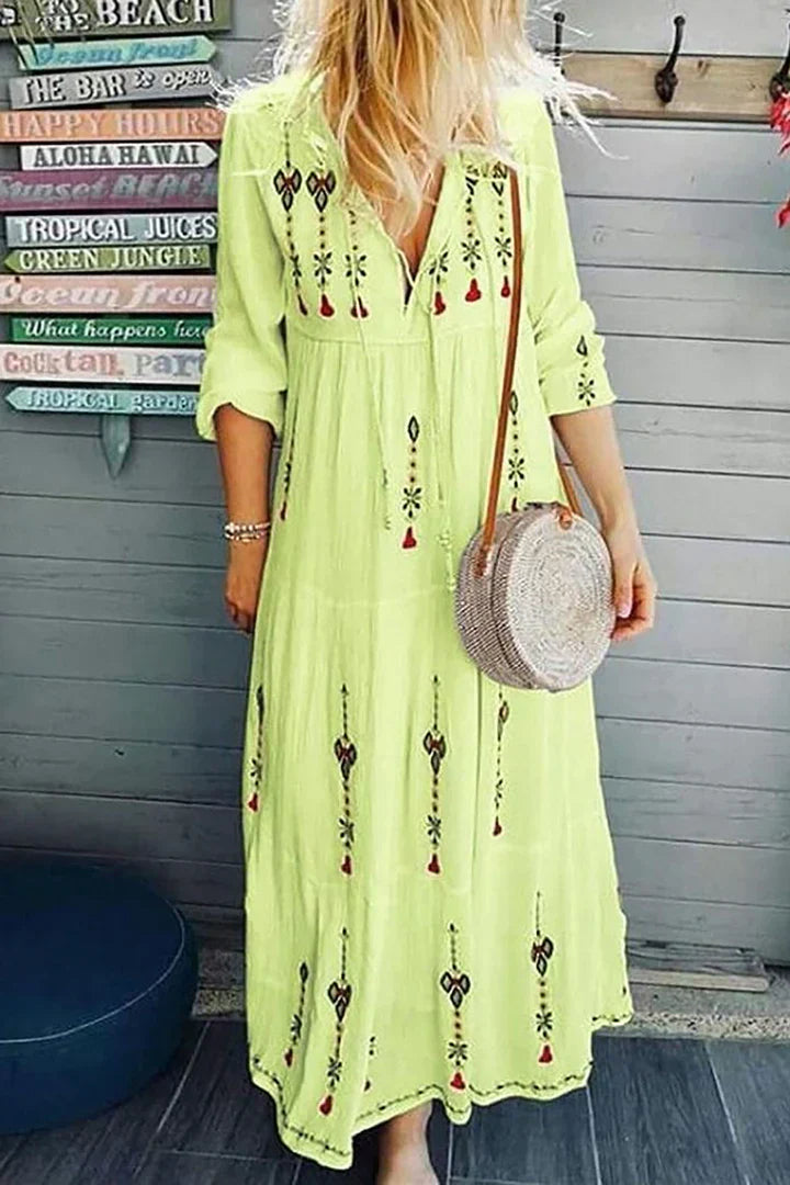 LP | Bohemian patterned dress