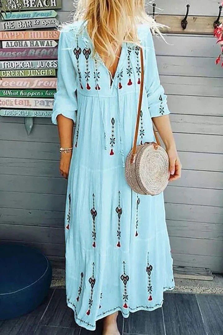LP | Bohemian patterned dress
