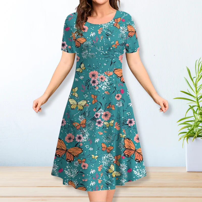 LP | Classic, loose-fitting and floral dress