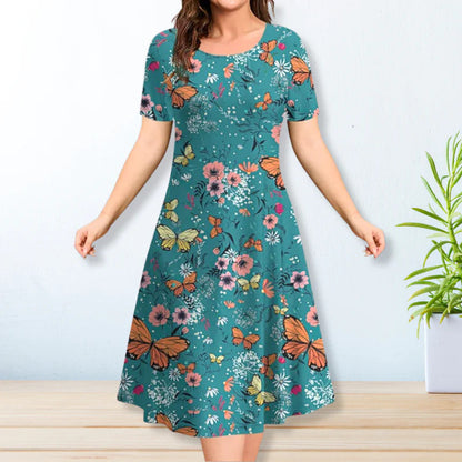 LP | Classic, loose-fitting and floral dress