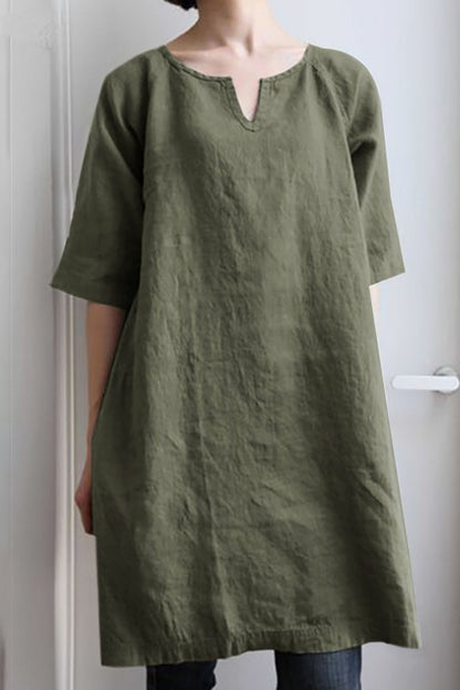 LP | Airy linen tunic dress