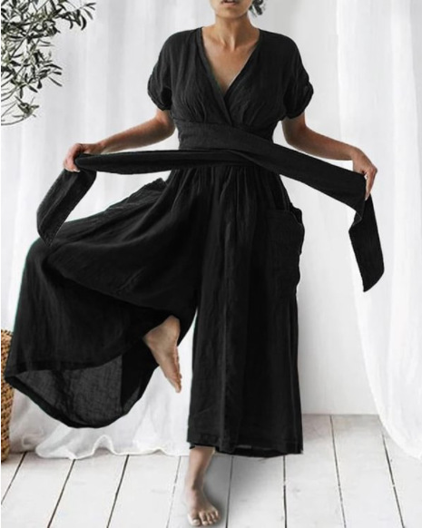 Elegant and versatile overall jumpsuit
