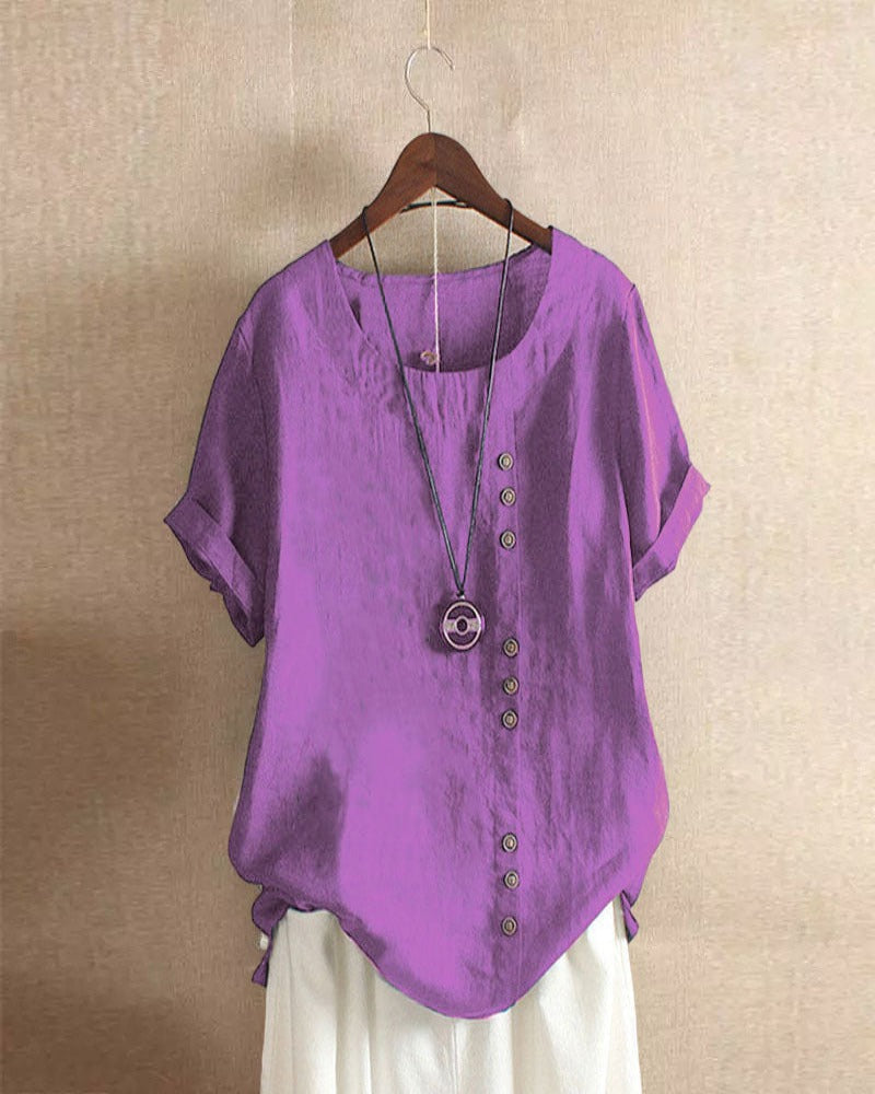 Women's short-sleeved blouse