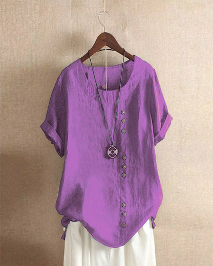 Women's short-sleeved blouse