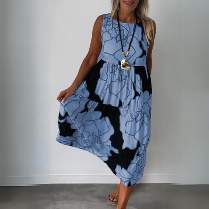 Mc | Elegant dress with floral print