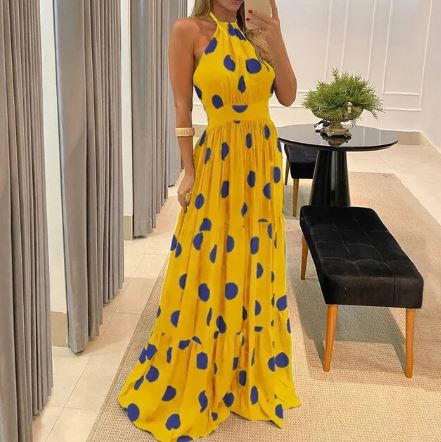 Mc | Dress with neck band