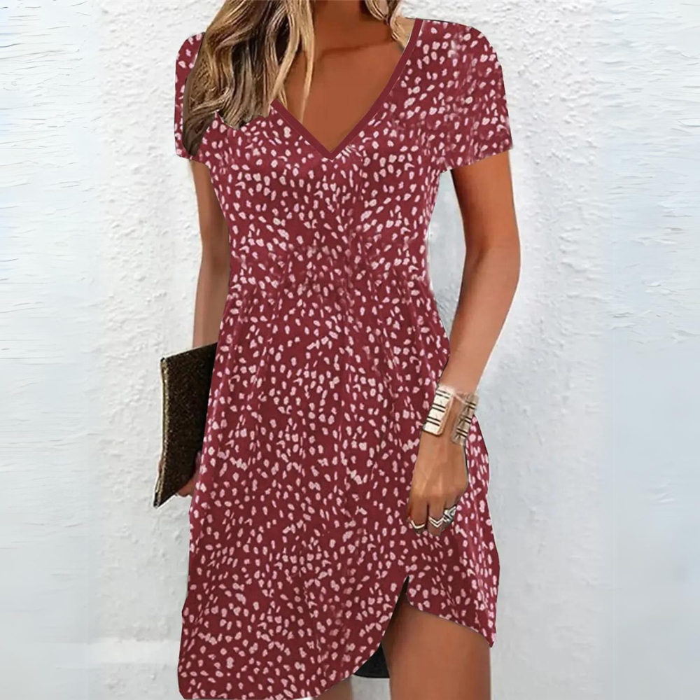 Mc | Classic midi dress with flowers