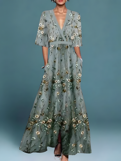LD | Elegant floral dress for the purse