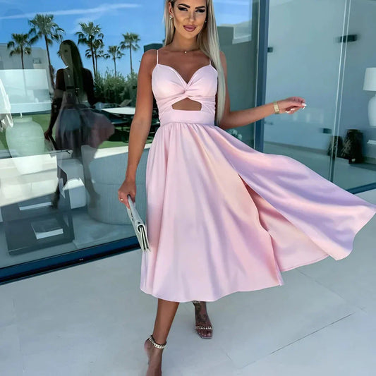 LP | Elegant summer dress with slit