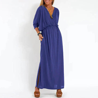 Mc | Vintage maxi dress with high side slit