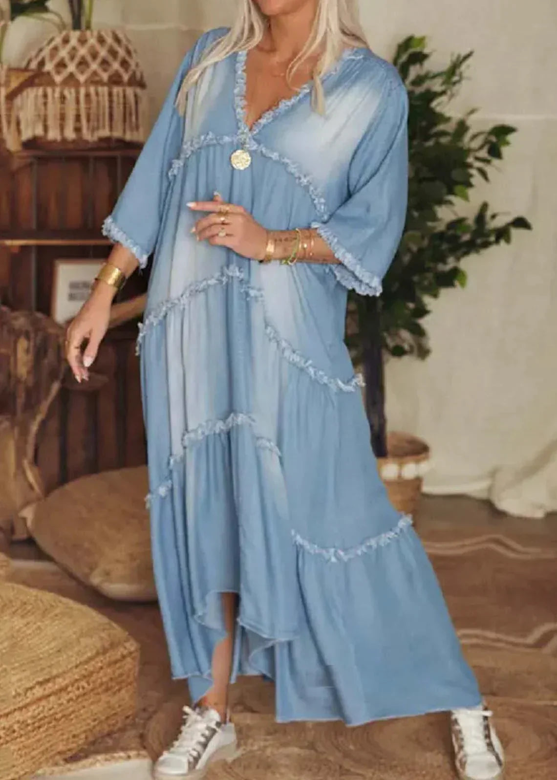 Mc | Maxi denim dress