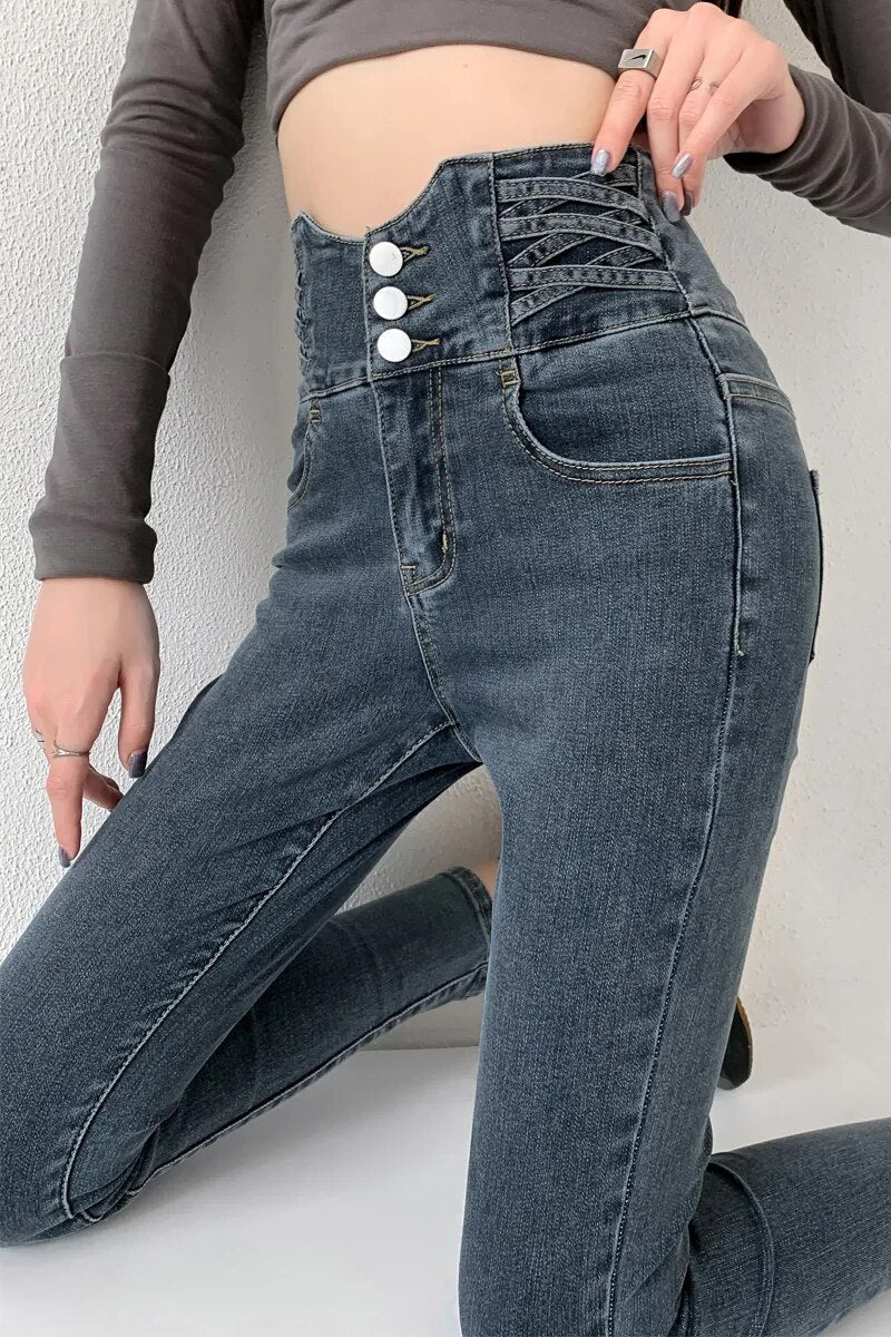 Vintage women's pencil jeans Zocker
