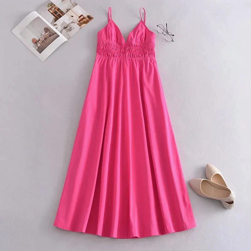 Mc | V-neck summer dress for women