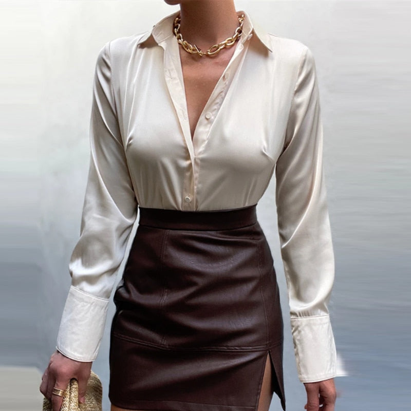 Sammie Satin Blouse | The perfect blouse for every occasion!
