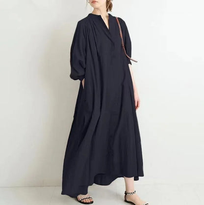 Mc | Vintage long-sleeved shirt dress