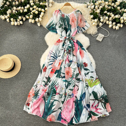 LP | Elegant dress with print