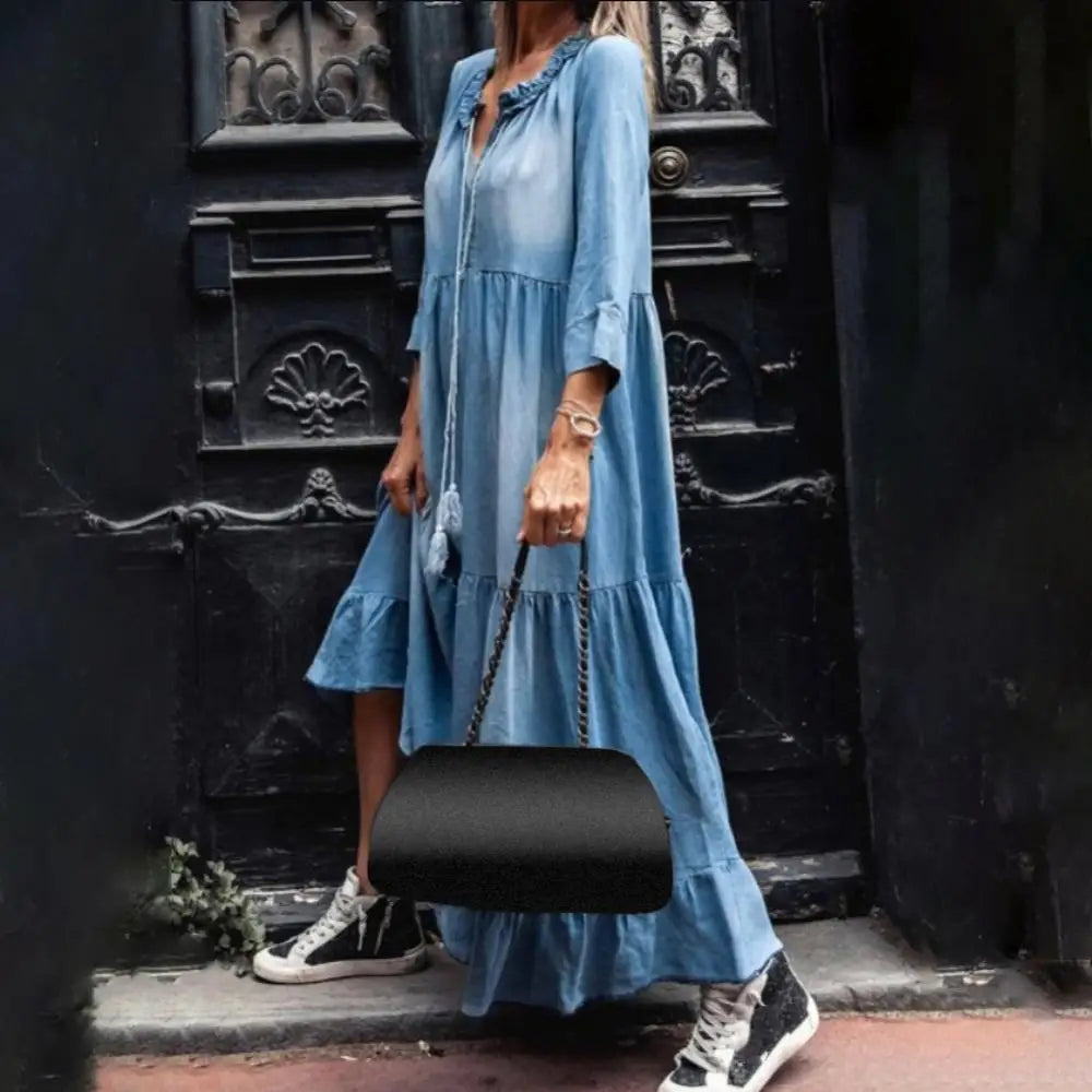 LP | Long Denim Dress