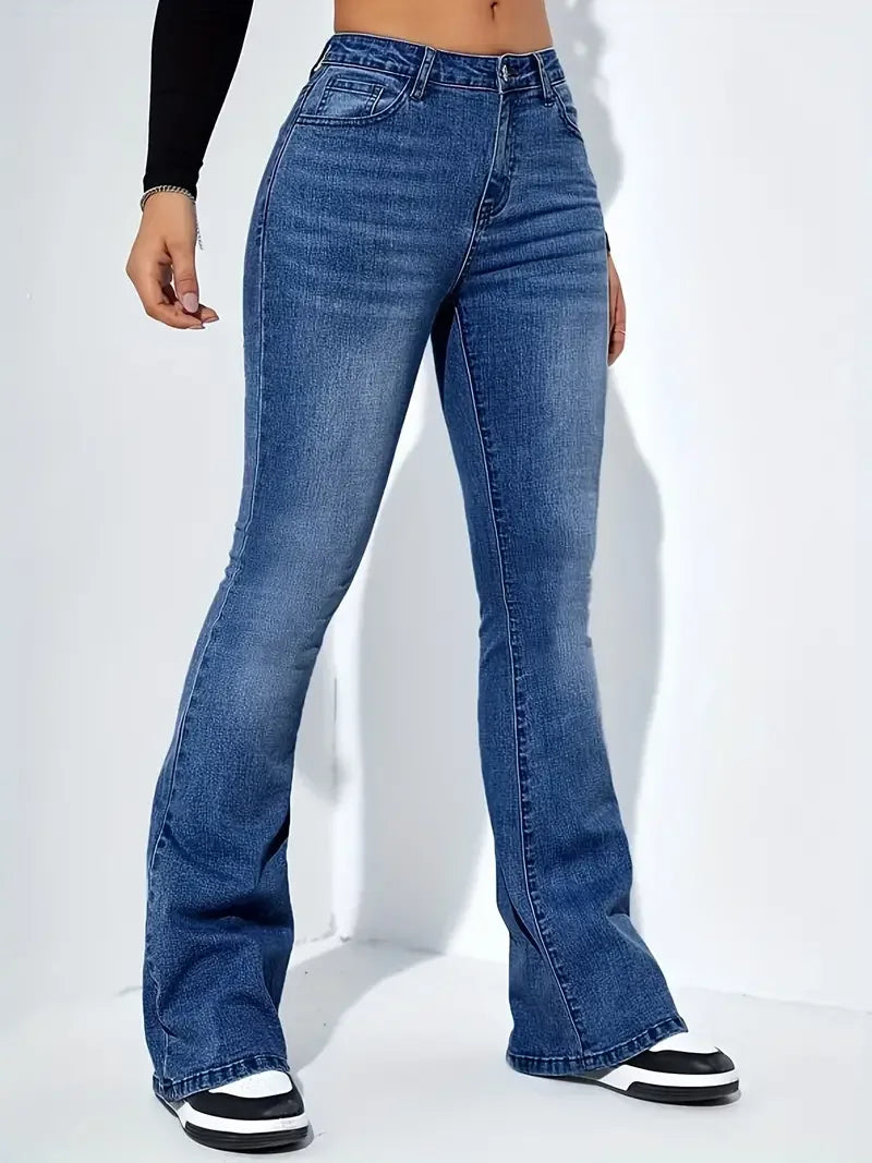 Laura | Flared jeans | Casual comfort | Soft denim