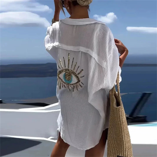 Evil Eye glitter shirt