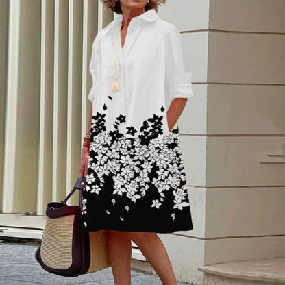 LP | Women's one-color shirt dress
