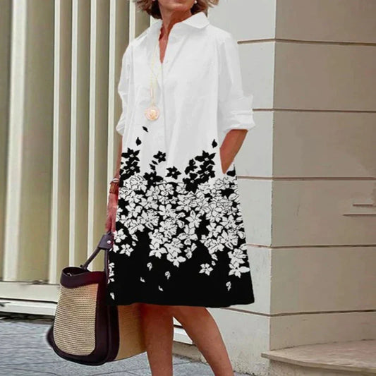 LP | Women's one-color shirt dress