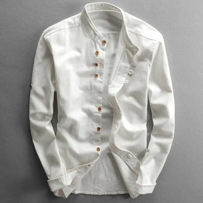 Zachary Polo | Japanese long-sleeved polo shirt for men