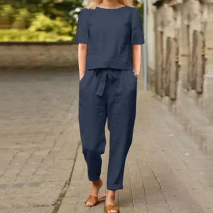 Elegant, colorful 2-piece summer set