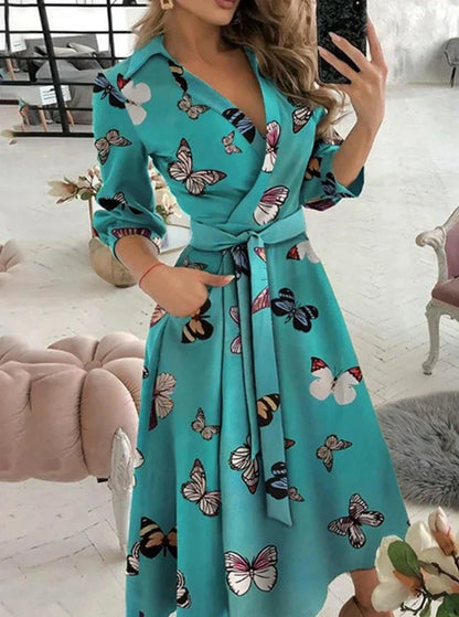 Mc | Elegant dress with print