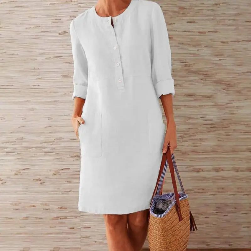 Mc | cotton-and-linen dresses