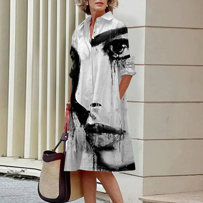Mc | Deline - printed shirt dresses