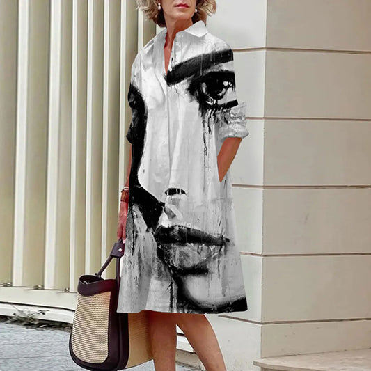 Mc | Deline - printed shirt dresses
