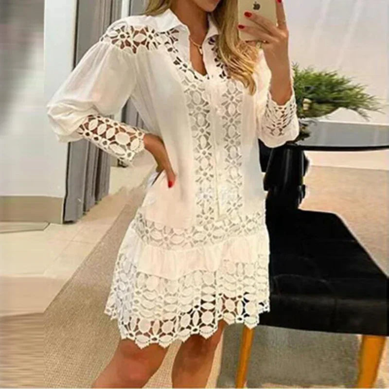 LP | Elegant Lace Mini Dress