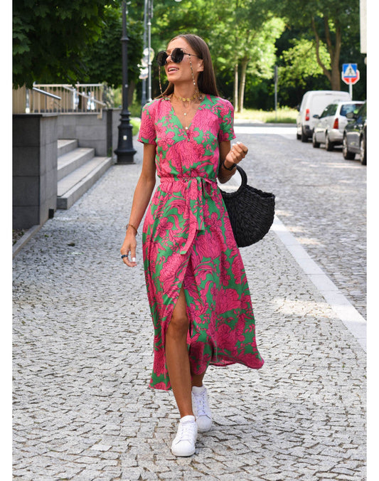 Elegant wrap dress