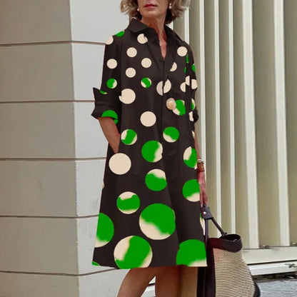 LP | Women's one-color shirt dress