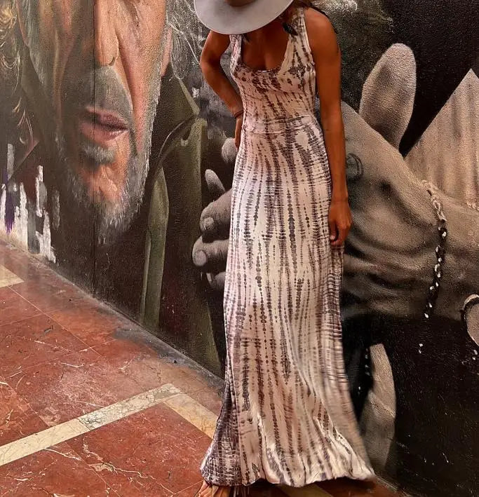 Mc | Benilda -Sexy fashion bohemian sleeveless with open back