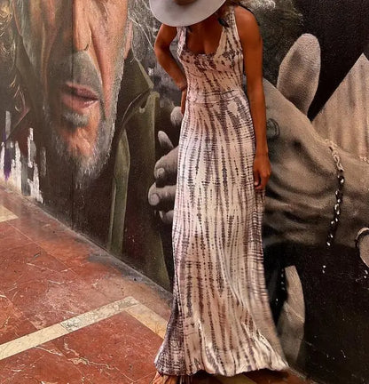 Mc | Benilda -Sexy fashion bohemian sleeveless with open back