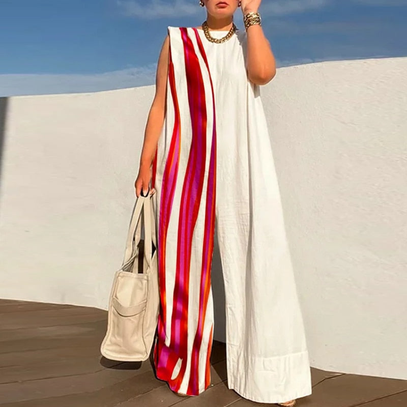 Playful and lightweight jumpsuit