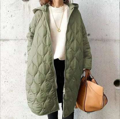 Danielle | Women's Patterned Parka with Hood Chic and Comfortable
