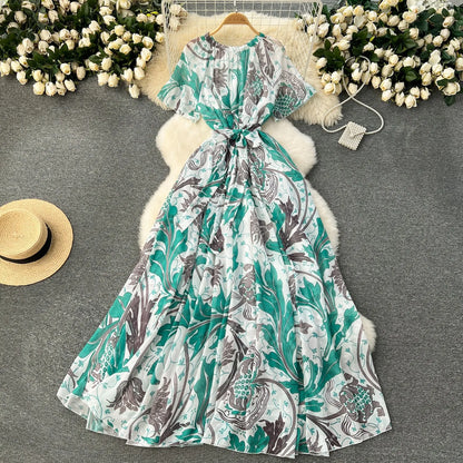 LP | Elegant dress with print