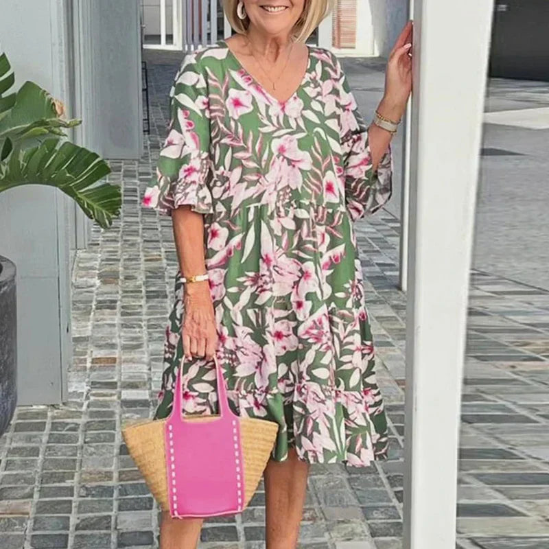 Mc | Summer party dress, wide and bohemian