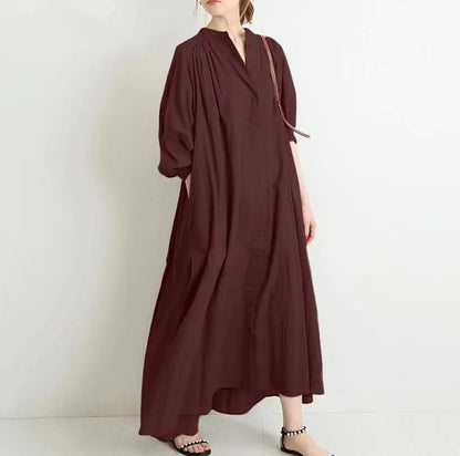 Mc | Vintage long-sleeved shirt dress